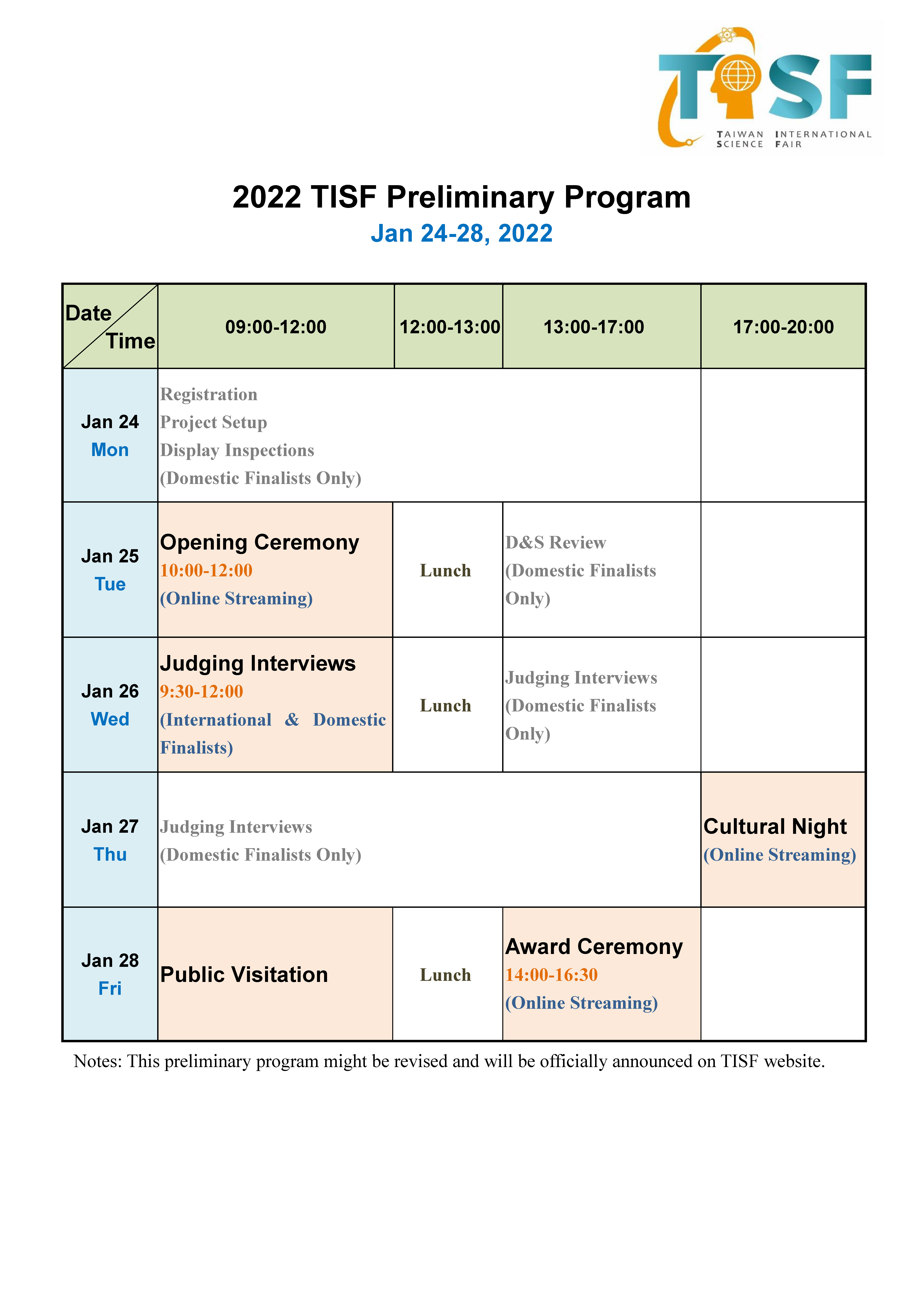 2022tisfPreliminary_Program 2022tisfPreliminary_Program